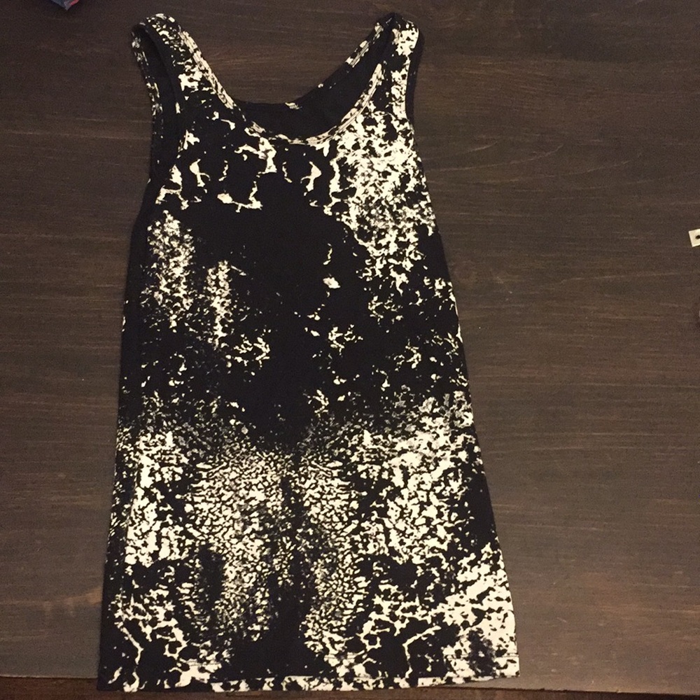 Target Mossimo white and black tank top - medium